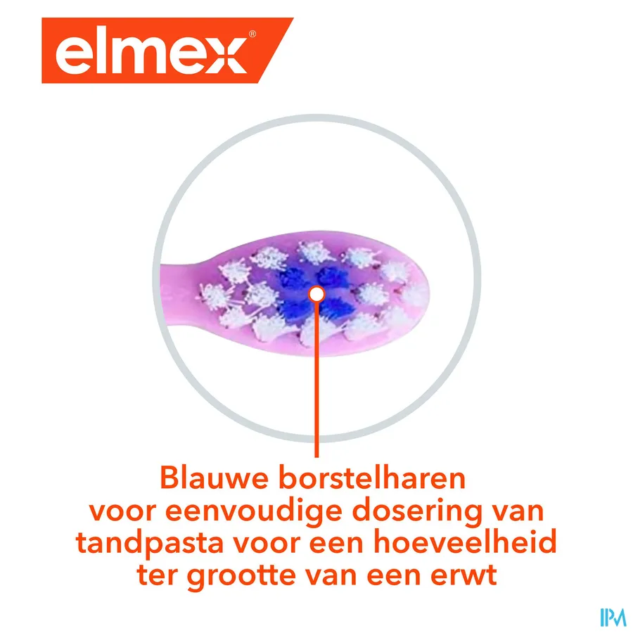 productshot van Elmex Leertandenborstel 0-3 Jaar 1 stuk