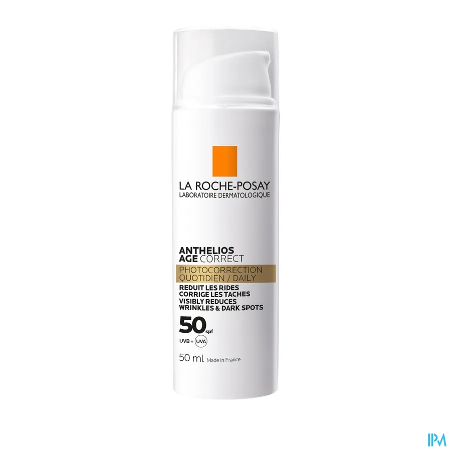 productshot van La Roche-Posay Anthelios Age Correct Lichte Dagcrème SPF 50+ 50 ml