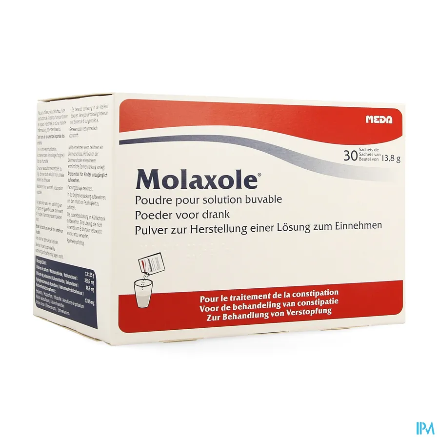 packshot van Molaxole 30 zakjes