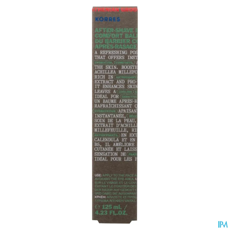 packshot van Korres Km Achillea Aftershave Balm 125ml