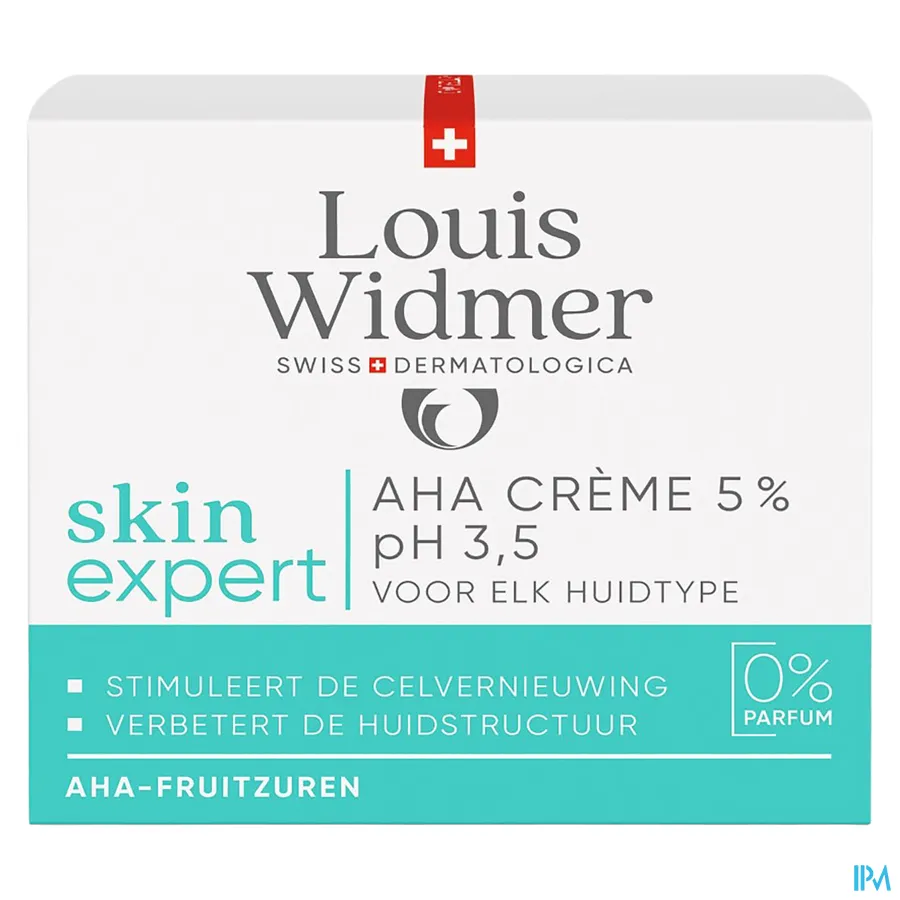 packshot van Widmer Skin Expert Aha Creme 5% N/parf 50ml