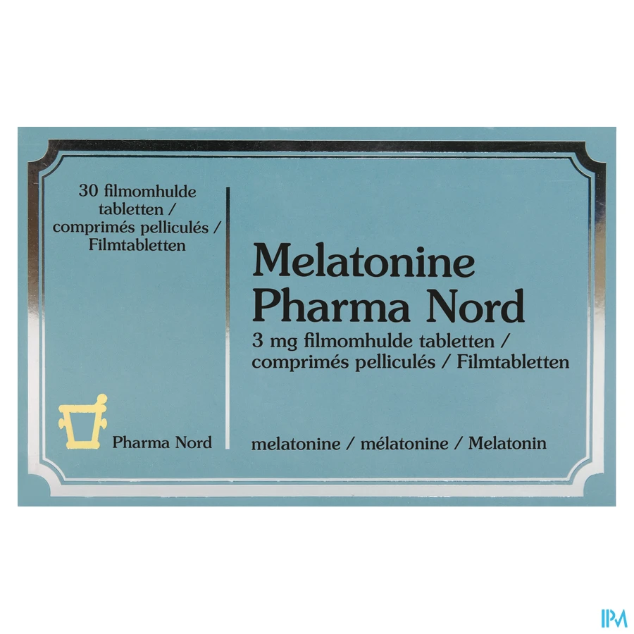 packshot van Pharma Nord Melatonine 3 mg 30 tabletten