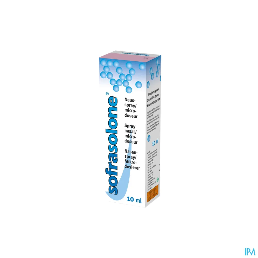 packshot van Sofrasolone Spray 10 ml