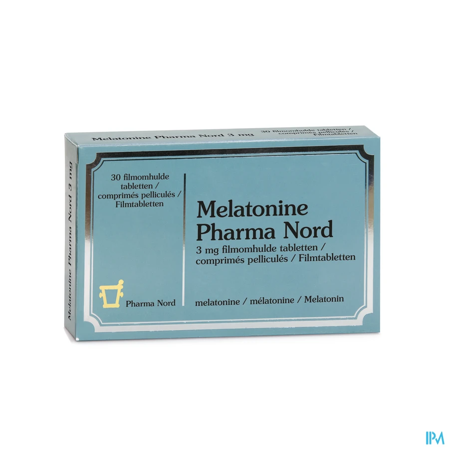 packshot van Pharma Nord Melatonine 3 mg 30 tabletten