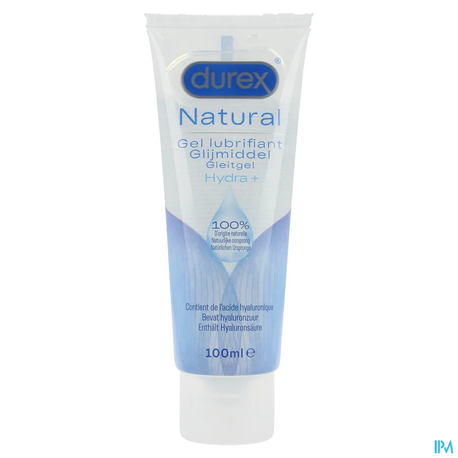packshot van Durex Naturel Extra Hydra Glijmiddel Gel 100 ml