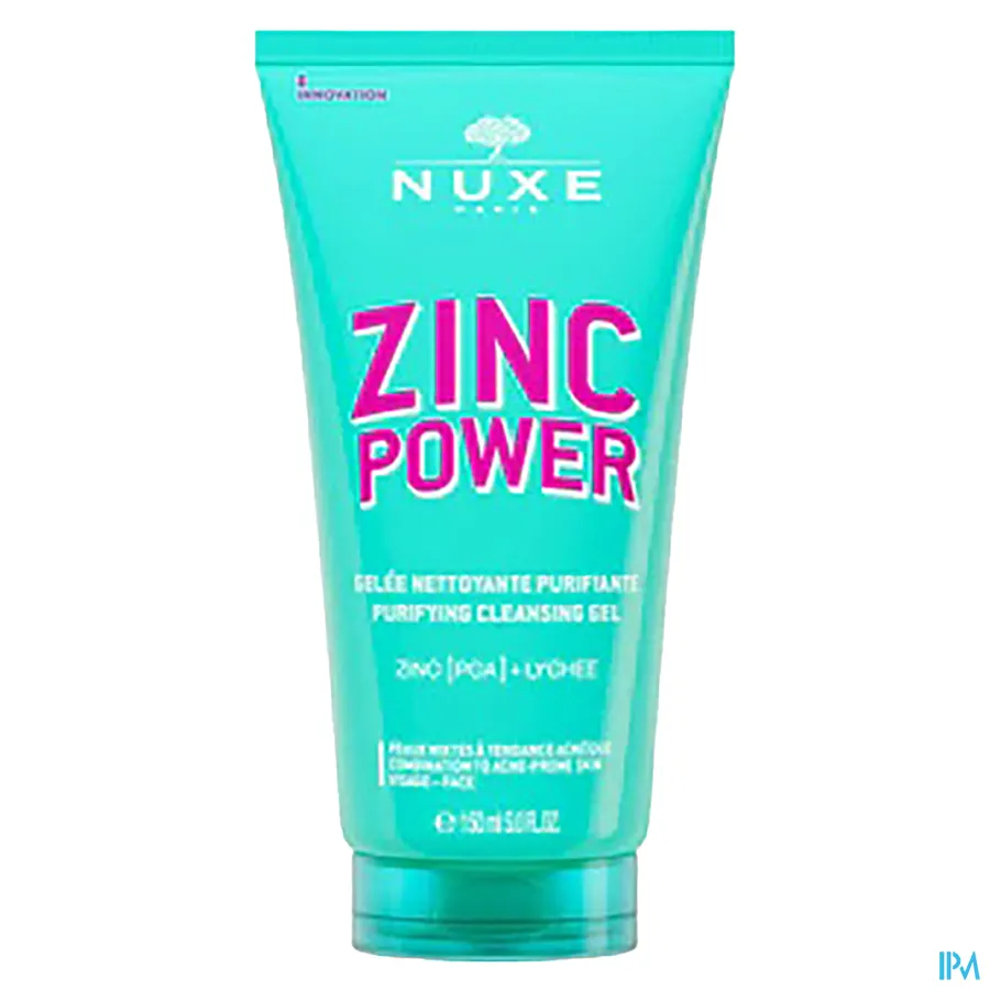 packshot van Nuxe Zinc Power Purifying Cleansing Gel 150ml