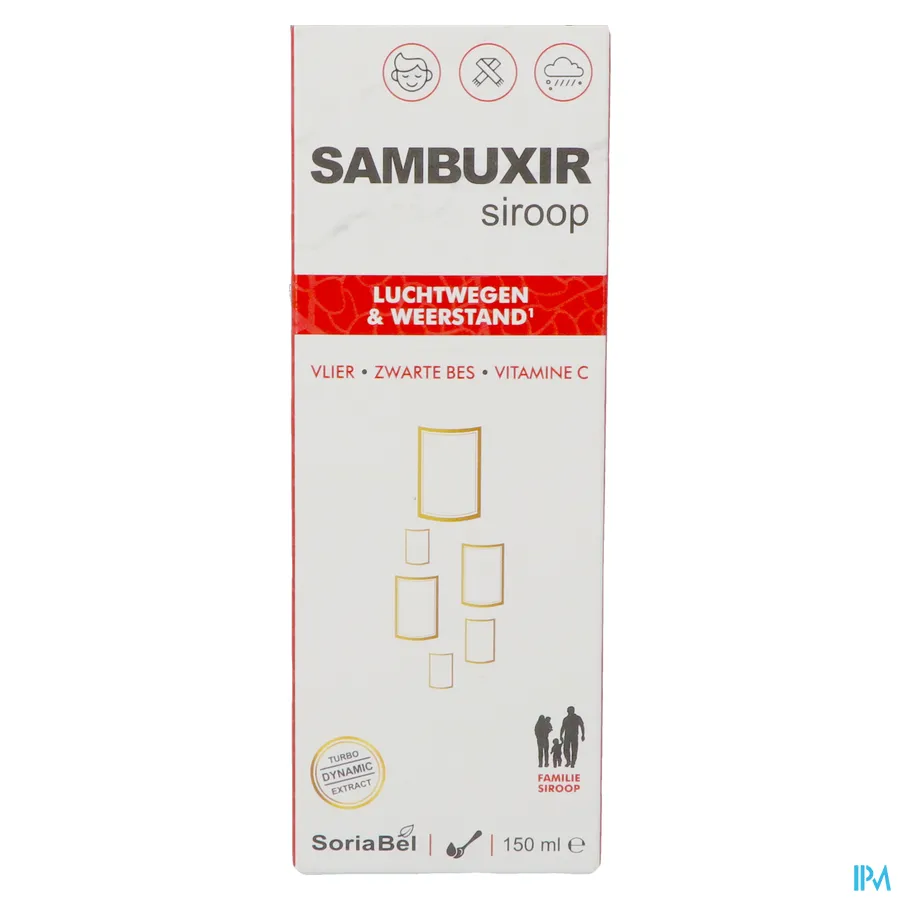 packshot van Soria Sambuxir Siroop 150 ml