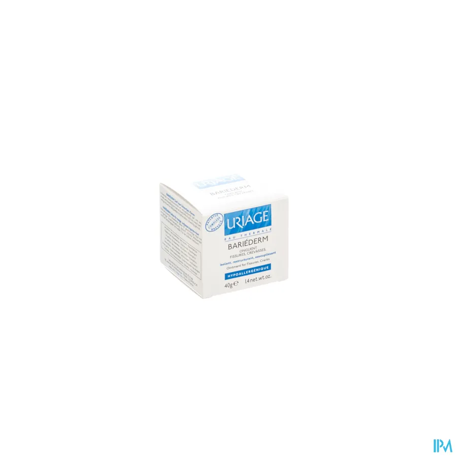 packshot van Uriage Bariéderm Zalf voor Kloven en Barsten Pot 40 g
