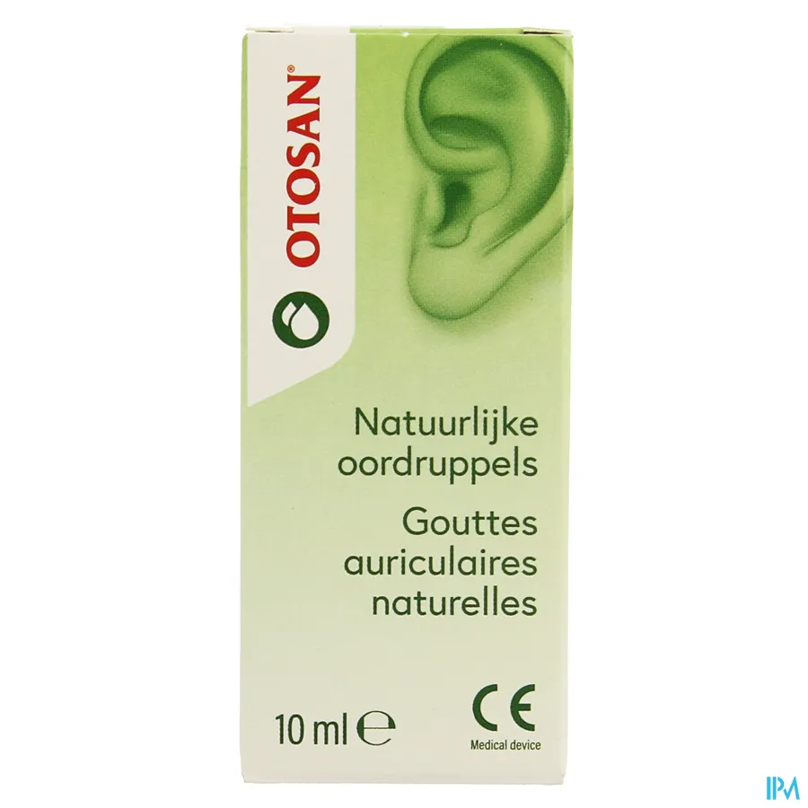 packshot van Otosan Natuurlijke Bio Oordruppels 10ml