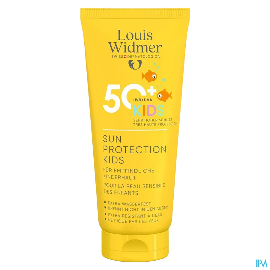 productshot van Widmer Sun Protection Kids 50+ Zonder Parfum 100 ml