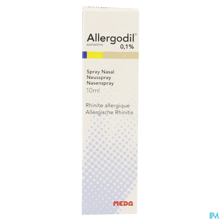 packshot van Allergodil Neusspray 10ml