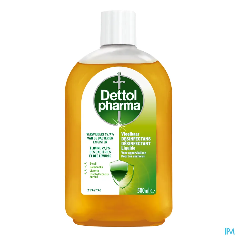 packshot van Dettolpharma Vloeibaar Desinfectiemiddel Oppervlakten 1 l