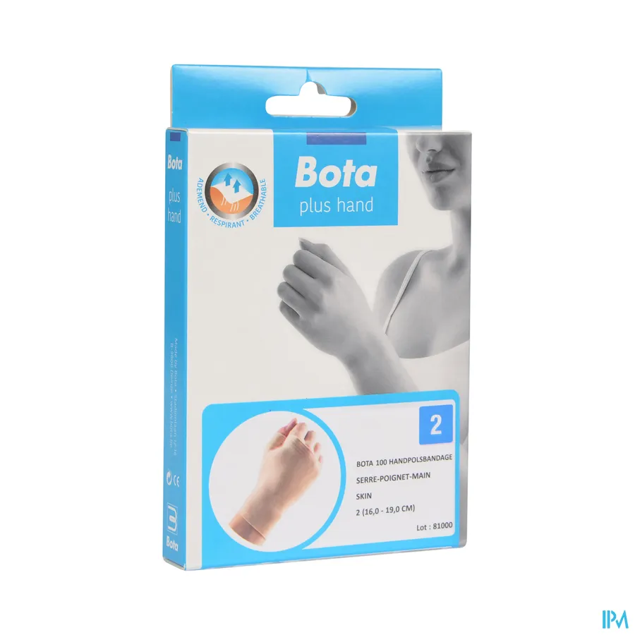 packshot van Bota handpolsband+duim 100 skin N2