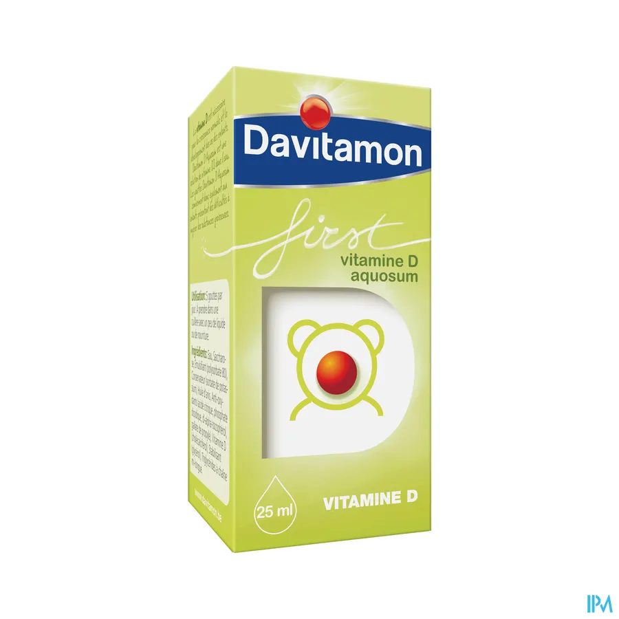packshot van Davitamon Vitamine D Aquosum 25ml