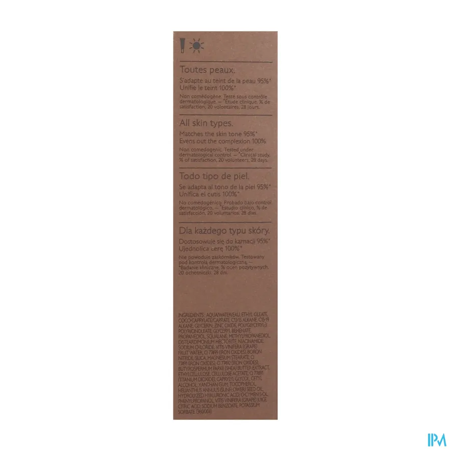 packshot van Caudalie Vinocrush Getinte Crème 30 ml Tint 5