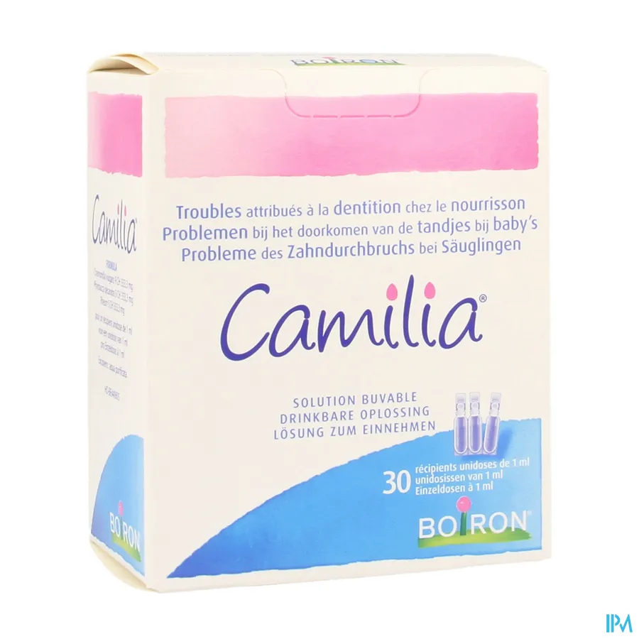 packshot van Boiron Camilia 30 unidoses