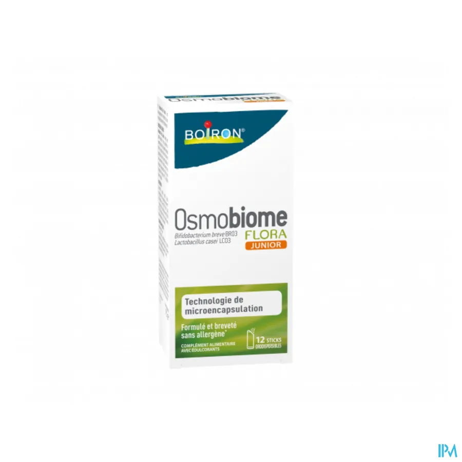 packshot van Osmobiome Flora Junior Stick Orodisp. 12 sticks