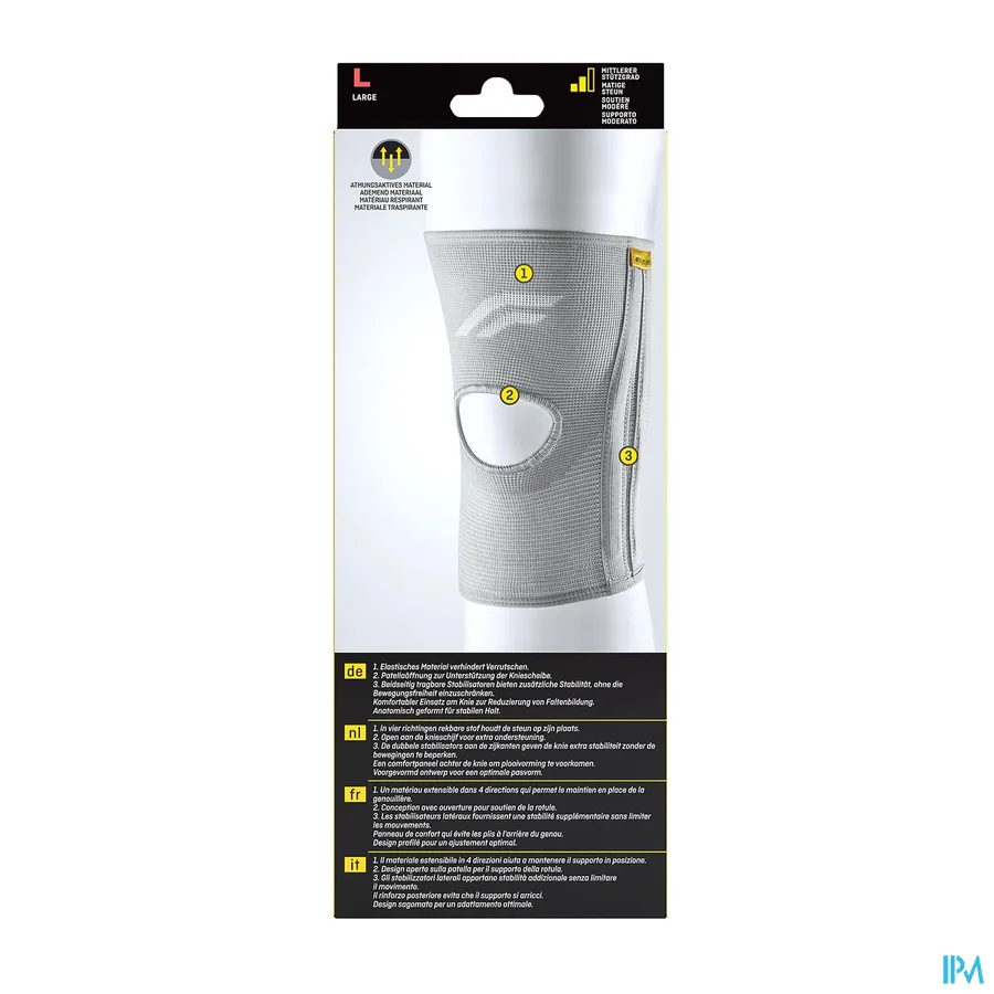 packshot van Futuro Stabiliserende Knie-Bandage Large (Matig Stabiliserende Steun)