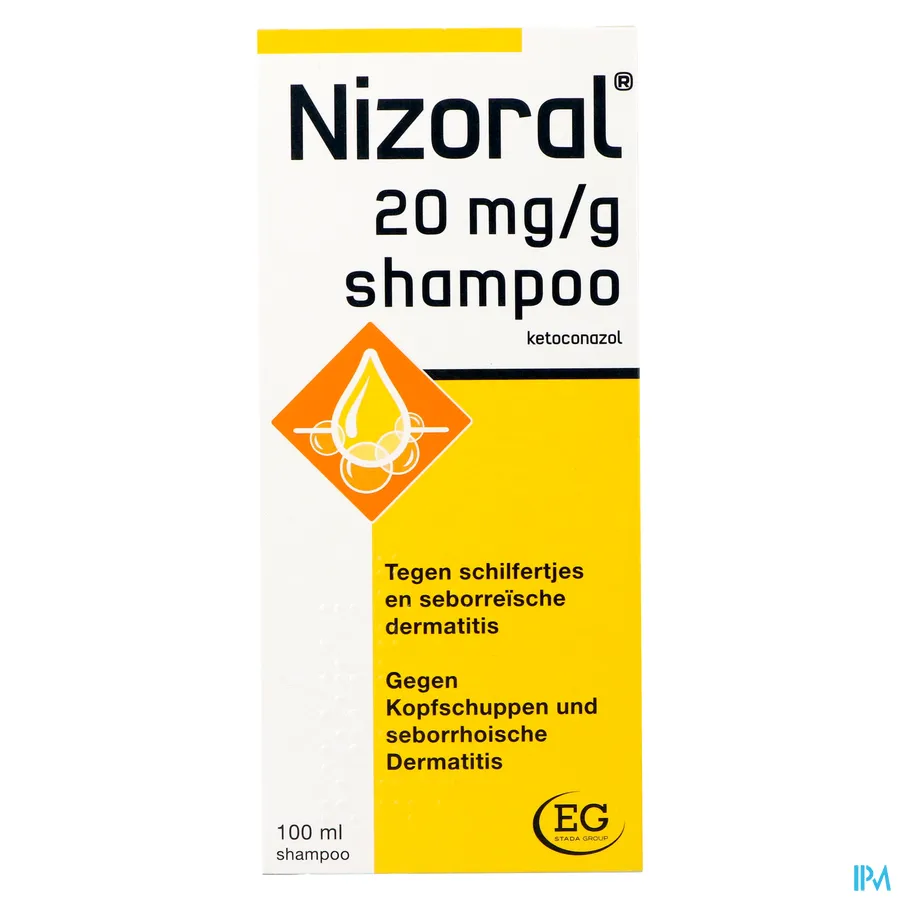 packshot van Nizoral Shampoo tegen Schilfertjes 100 ml