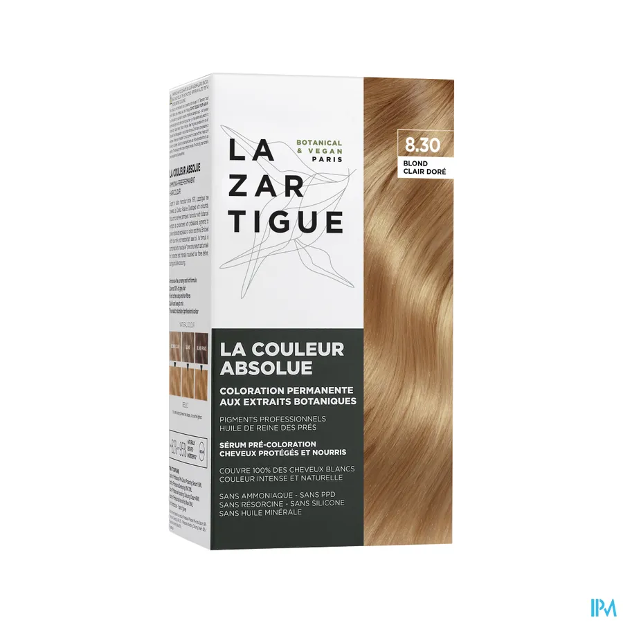 packshot van Lazartigue Couleur Absolue 8.30 Licht Goudblond