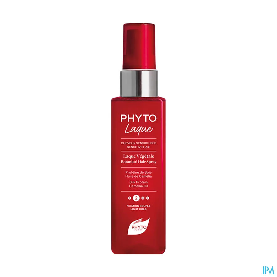 packshot van Phyto Phytolaque Soie Plantaardige Lak voor Soepele Fixatie voor Gevoelig Haar 100 ml