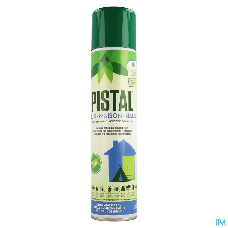 packshot van Pistal Huis Snelle en Efficiënte Insectendodende Omgevingsspray 300 ml