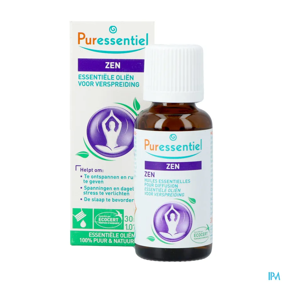 productshot van Puressentiel Zuiverend Verstuiving Zen Olie 30 ml