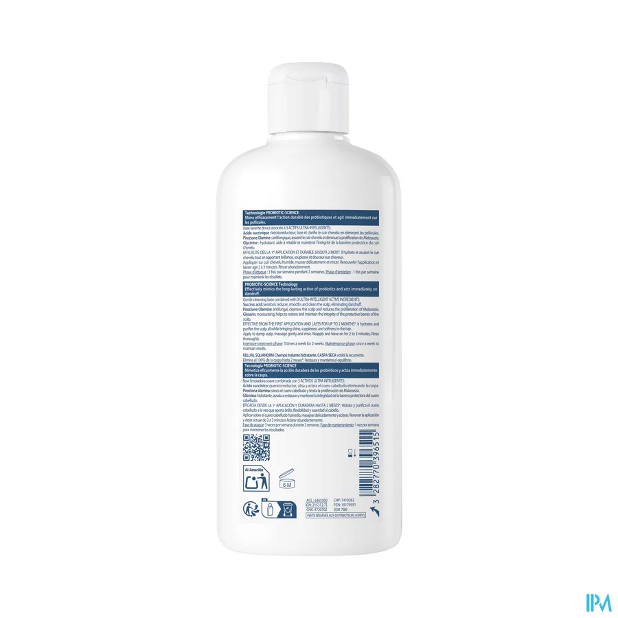 packshot van Ducray Kelual Squanorm Sh Droge Schilfers 400 ml