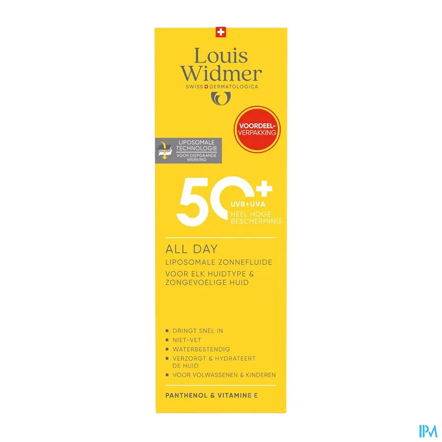 packshot van Widmer All Day 50+ Value Pack 200 ml