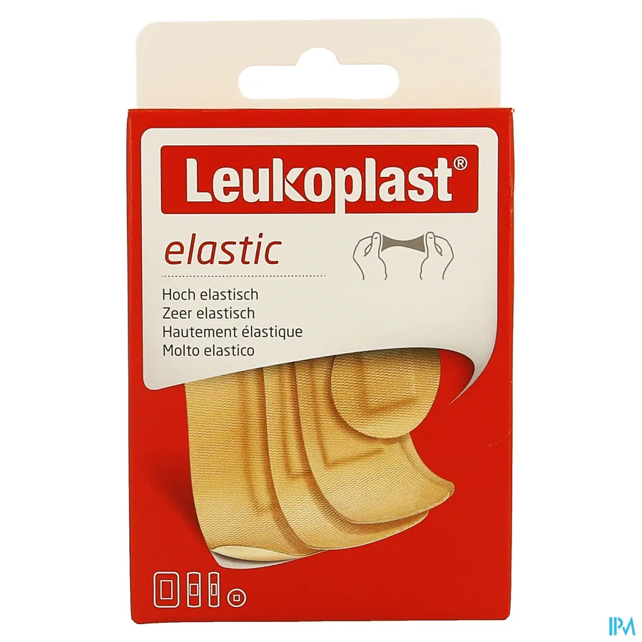 packshot van Leukoplast Elastic Assortiment 4 Maten 40 stuks