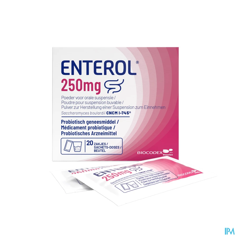 productshot van Enterol 20 Zakjes