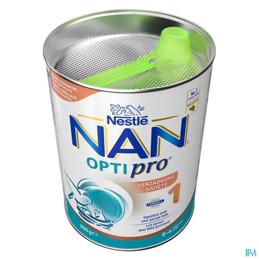 packshot van Nan Verzadiging 1 van 0-6 maanden Pot 800 g