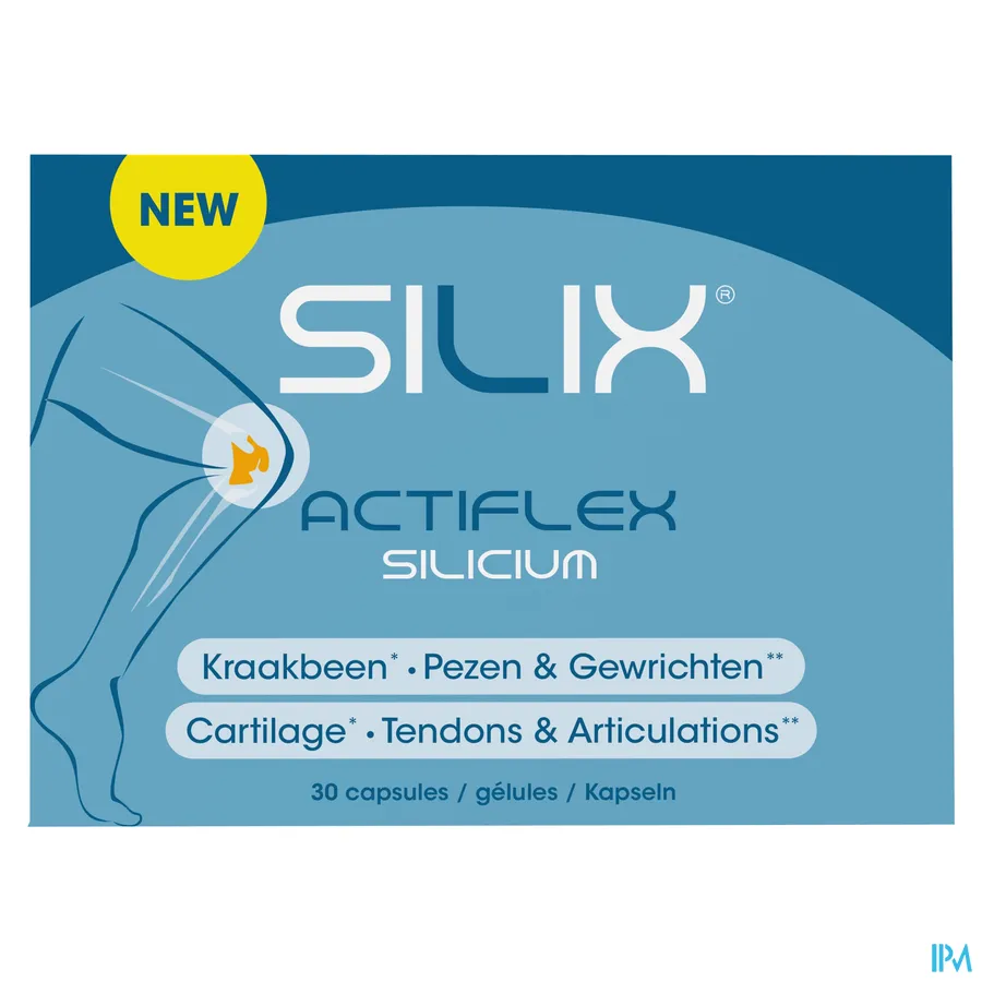 packshot van Silix Actiflex Silicium 30 capsules