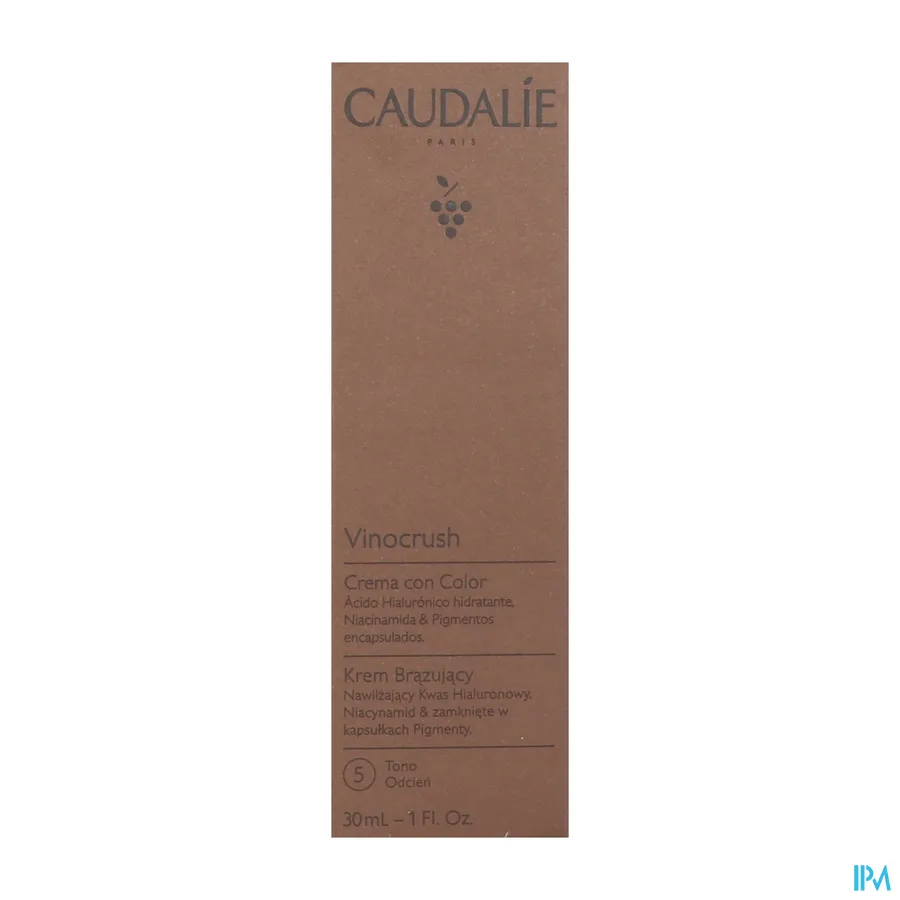 packshot van Caudalie Vinocrush Getinte Crème 30 ml Tint 5