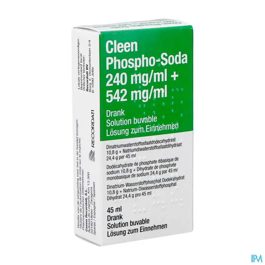 packshot van Cleen Phospho-Soda Drank 45 ml