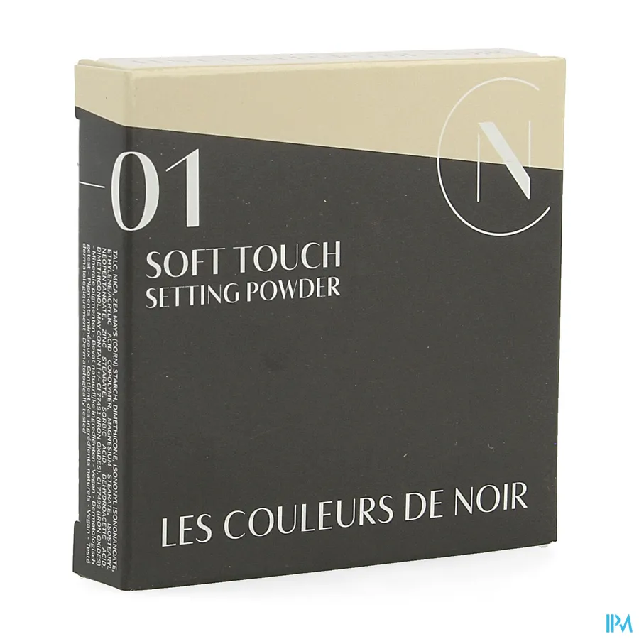 packshot van Les Couleurs De Noir Soft Touch Setting Powder 01 Beige Les Couleurs De Noir Soft Touch Setting Powder 01 Beige 9,5 g