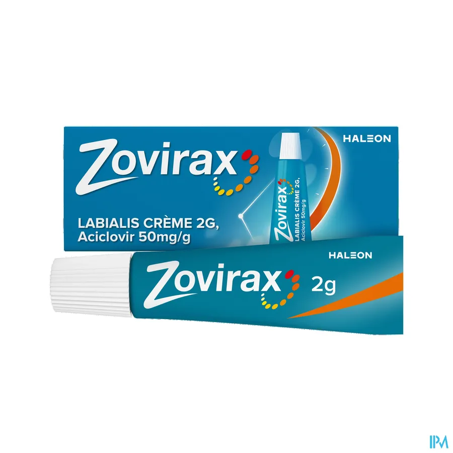 productshot van Zovirax Labialis Crème 2 g