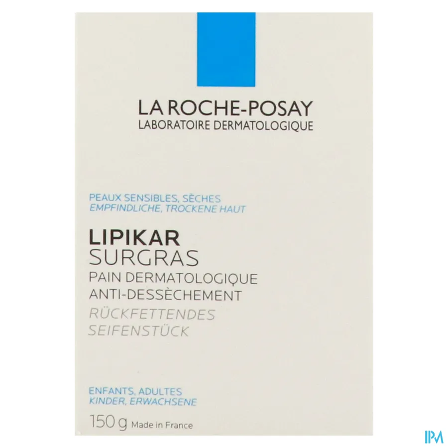 packshot van La Roche-Posay Lipikar Overvette Zeep 150 g