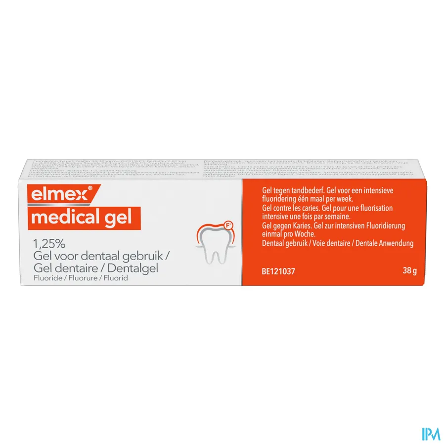 packshot van Elmex Medical Dentaal Gel 1,25% Tube 38g