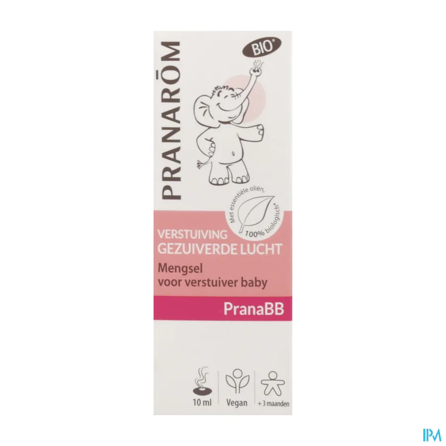 packshot van Pranarom PranaBB Verstuiving Gezuiverde Lucht 10 ml