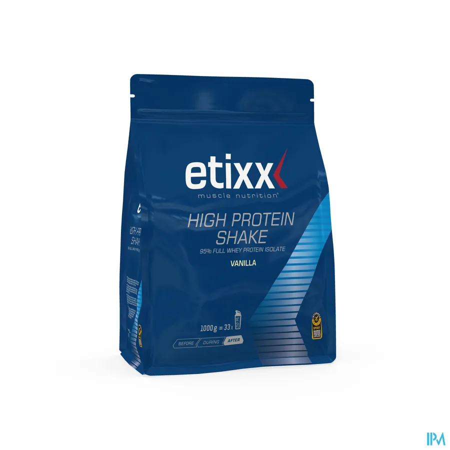 packshot van Etixx High Protein Shake met Vanillesmaak 1 kg
