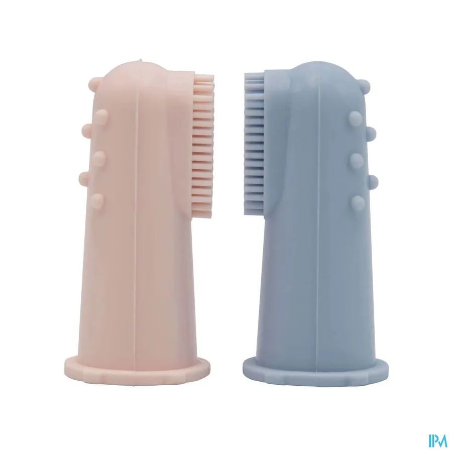 productshot van Difrax Tandenborstel Vingertop Silicone 1stuk