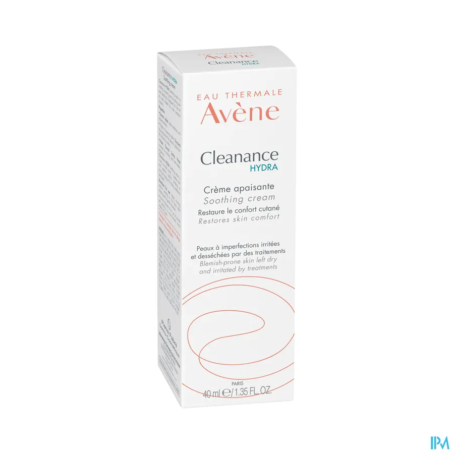 packshot van Avène Cleanance Hydra Kalmerende Crème 40 ml