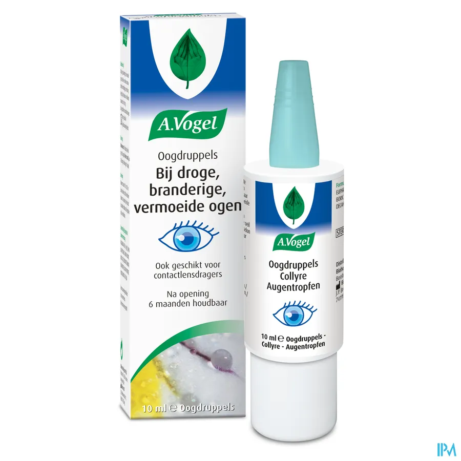 packshot van A. Vogel Oogdruppels bij Droge, Branderige en Vermoeide Ogen 10 ml