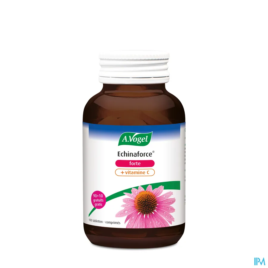 packshot van A. Vogel Echinaforce Forte + Vitamine C PROMO 100 tabletten