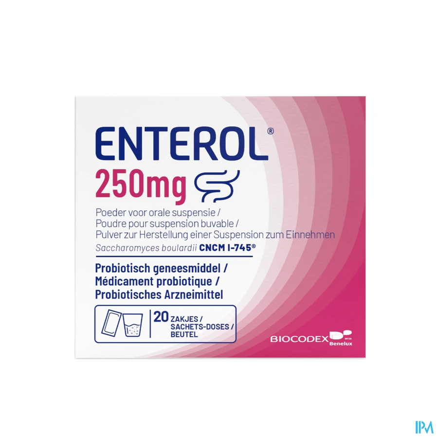 packshot van Enterol 20 Zakjes