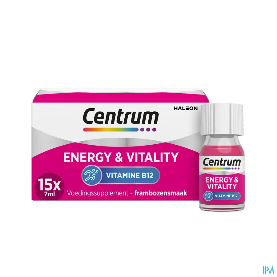 productshot van Centrum Energy & Vitality Vitamine B12 15 x 7 ml