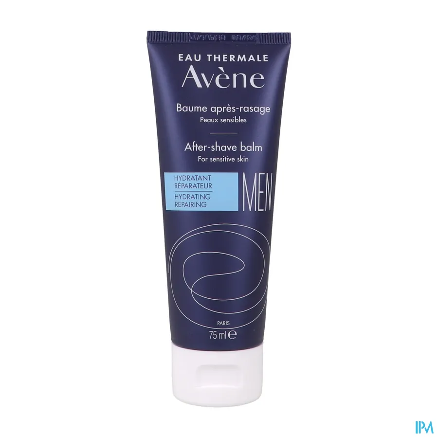 productshot van Avène Men Aftershave Balsem voor Droge Gevoelige Huid Tube 75 ml