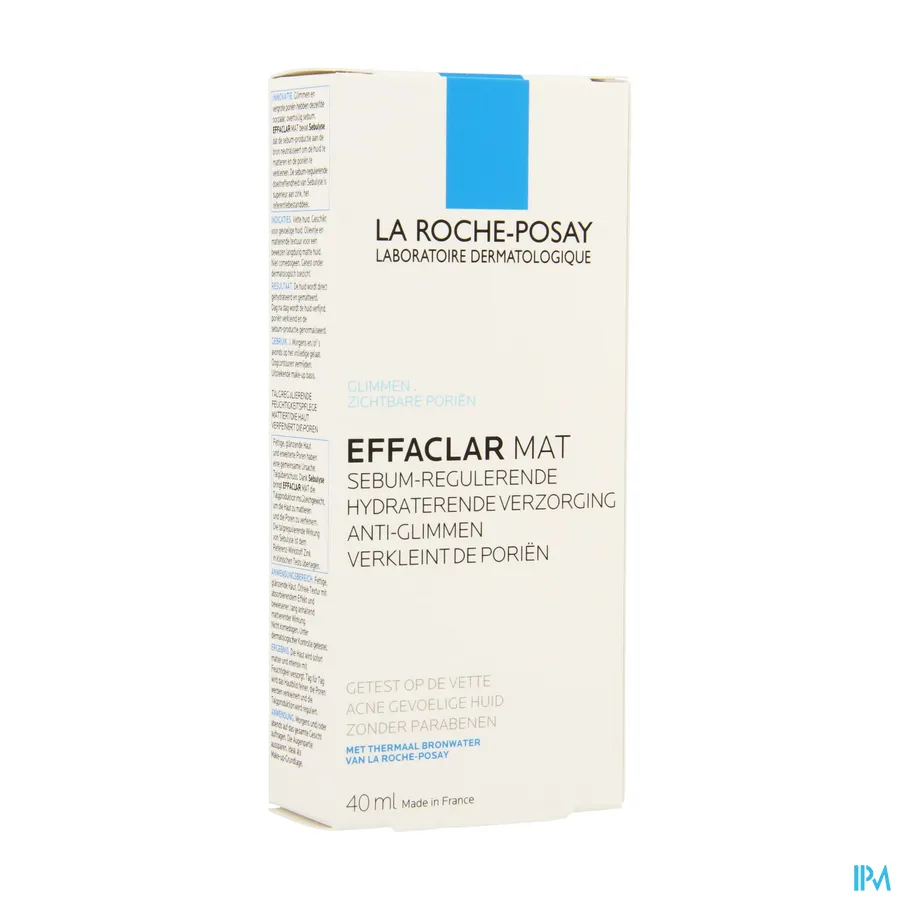 packshot van La Roche-Posay Effaclar Mat Hydra Sebo-regulatie 40ml