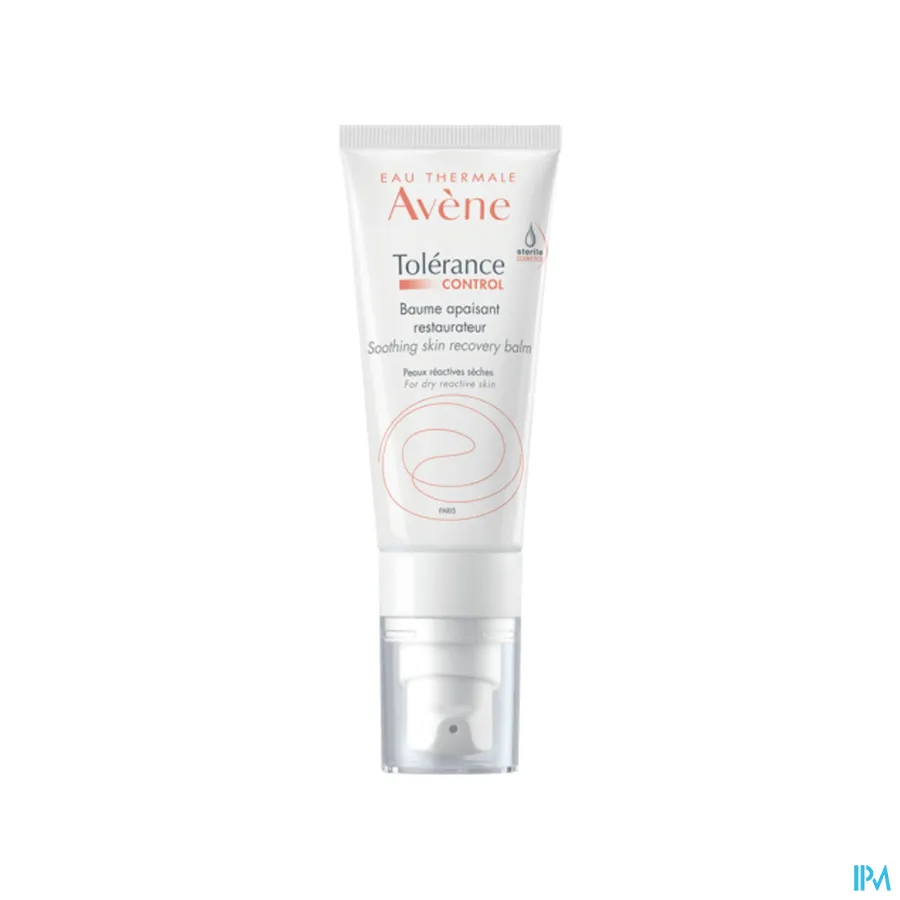 productshot van Avène Tolérance Control Verzachtende Recovery Balsem voor Droge Reactieve Huid Tube 40 ml